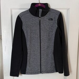 The North Face Charcoal and Black Full-Zip Jacket
